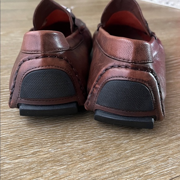 Donald Pliner Victor Leather Driver Loafer Bit Hardware cognac brown size 13 main image 4